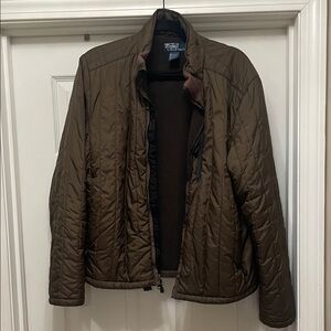 Polo Ralph Lauren Men's Brown Quilted Puffer Jacket